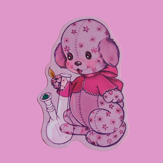 Bong Puppy Sticker
