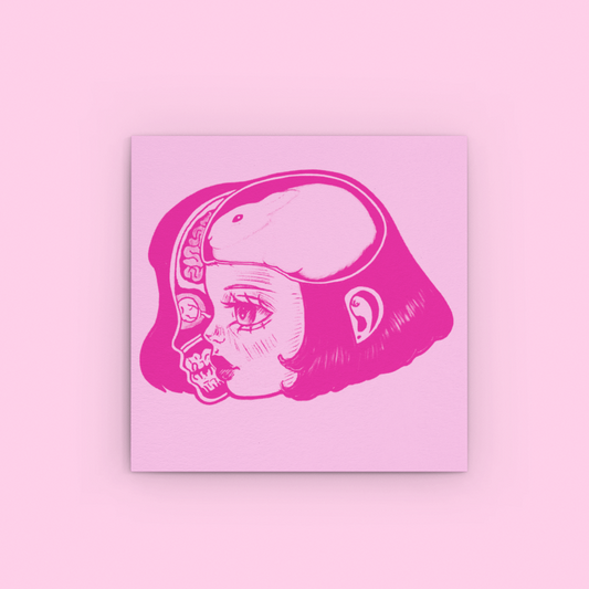 6x6 Bunny Brains Print
