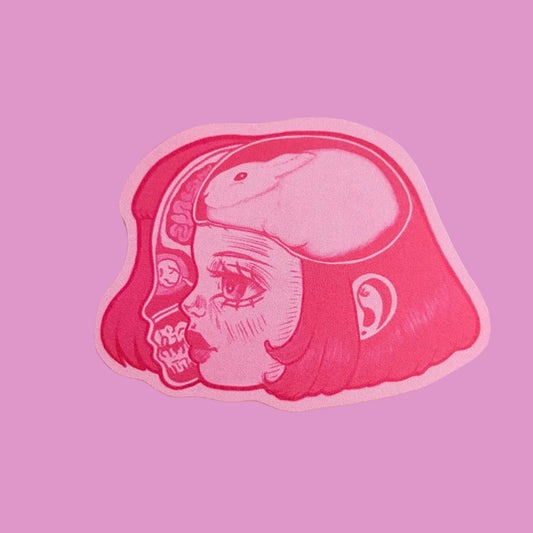 Bunny Brains Sticker