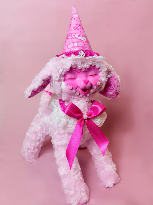 Pink Lovecore Clown Lamb