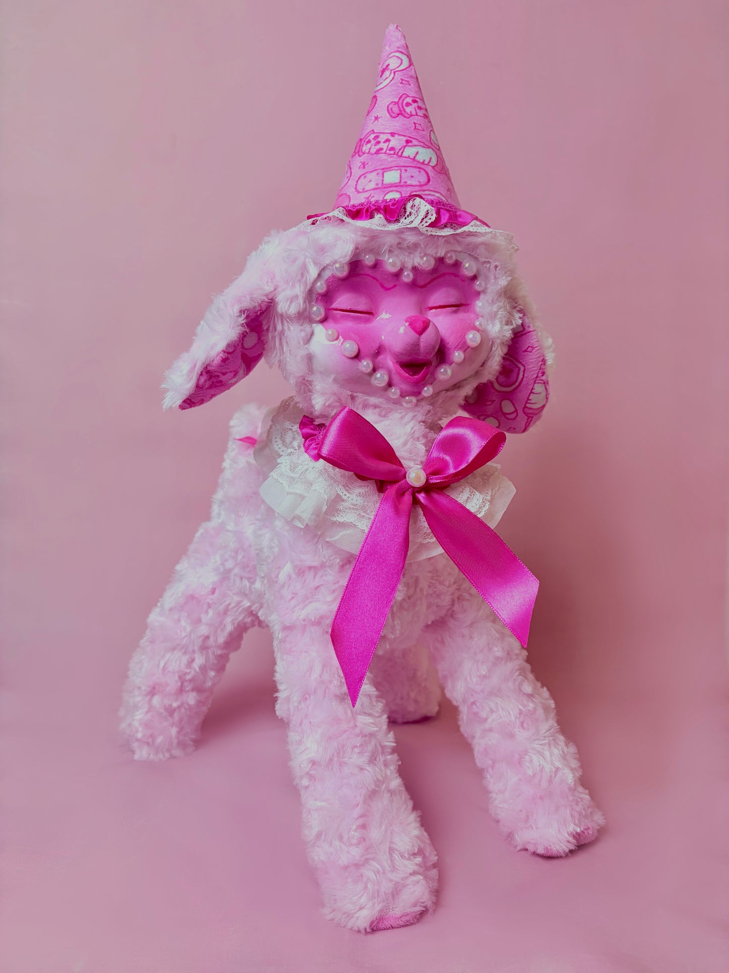 Pink Lovecore Clown Lamb