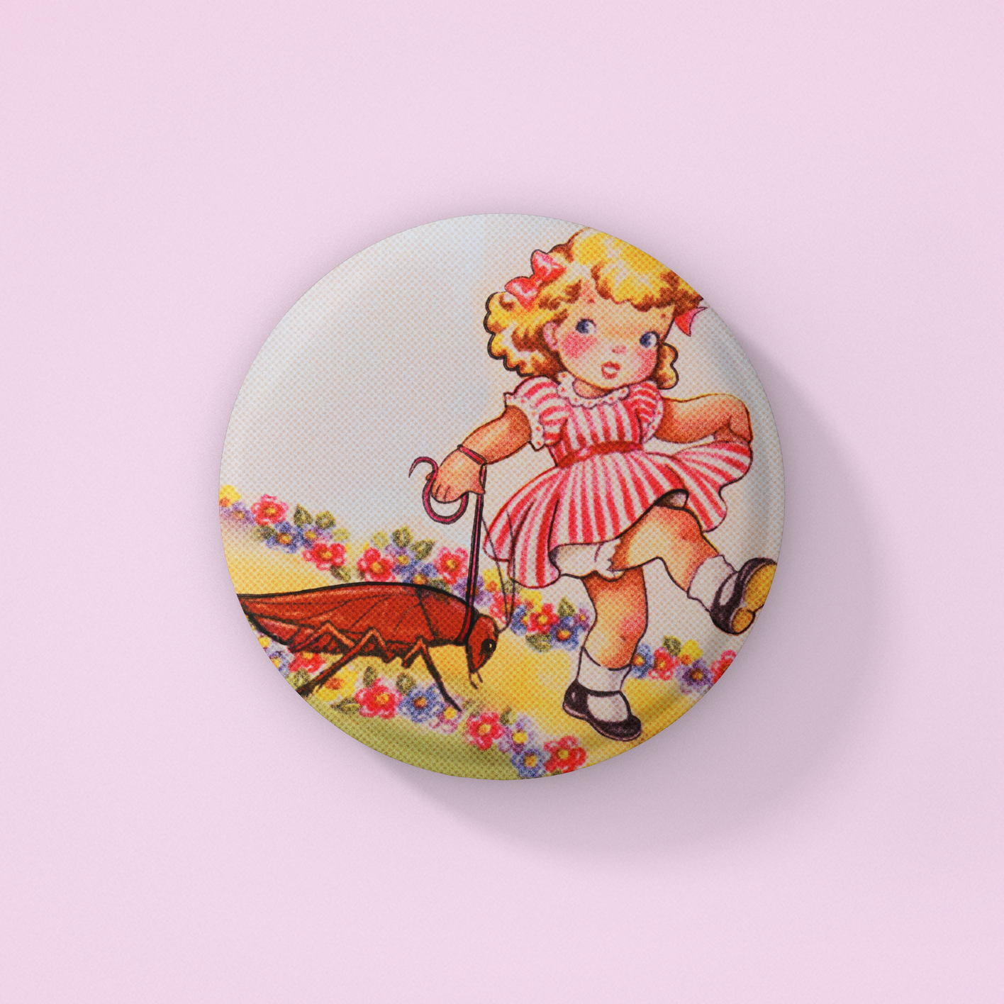 Pet Roach Button Pin